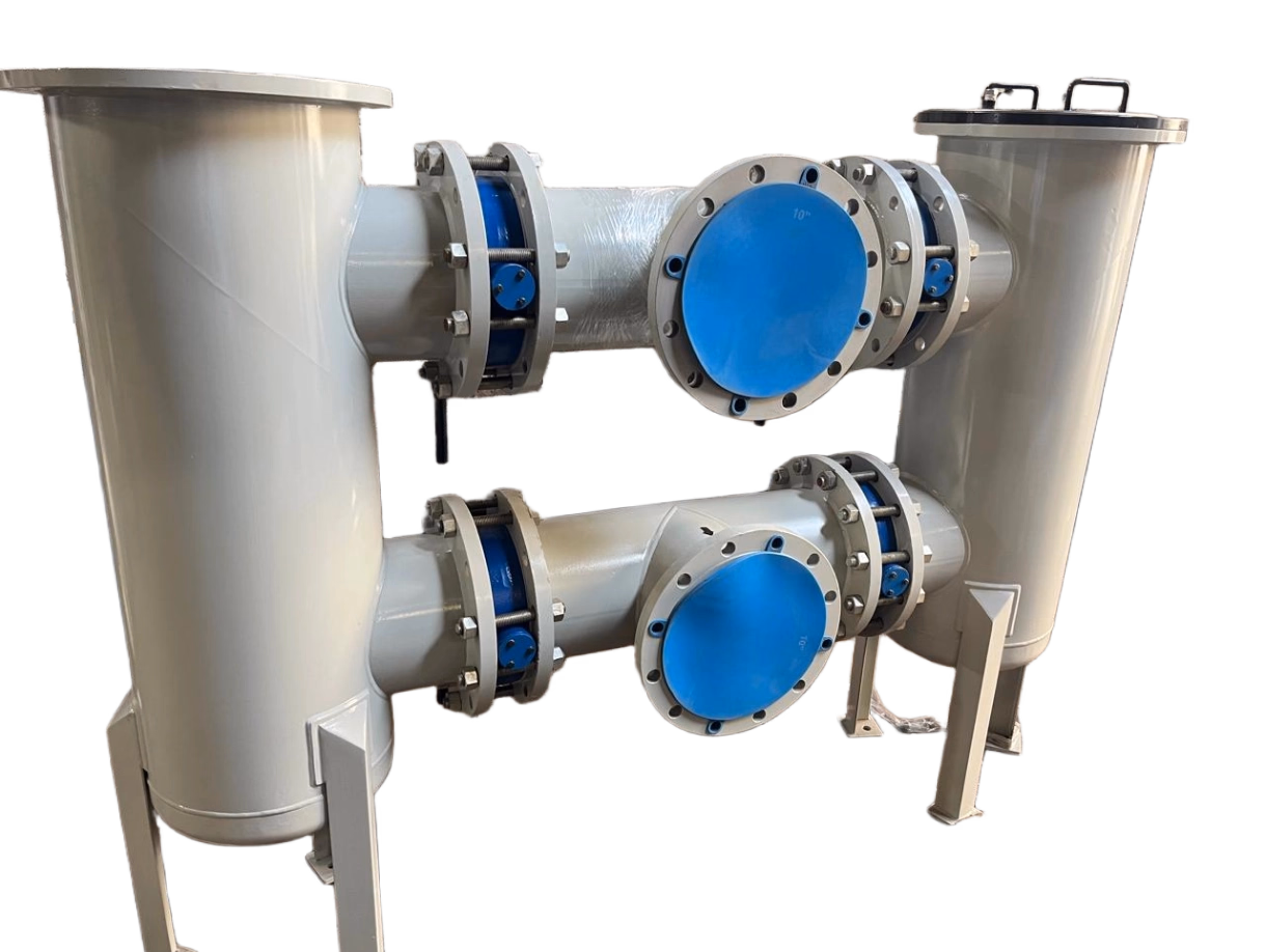 SS/CS Duplex Basket Strainer: Continuous Service — Industrial Strainers